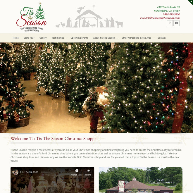 Ohio's Largest Christmas Shoppe. Tis the Season is a one-of-a kind Christmas shop where you can find traditional as well as unique Christmas home decor and holiday gifts.