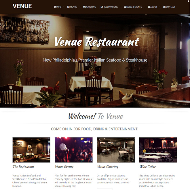 Venue Restaurant, Italian Seafood and Steakhouse